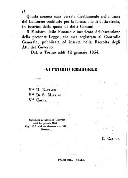 Raccolta degli atti del Governo di Sua Maestà il re di Sardegna